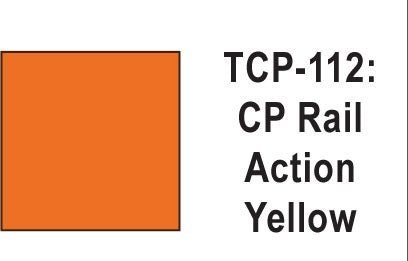 Tru Color TCP - 112 Canadian Pacific Action Yellow Paint 1 ounce - House of Trains