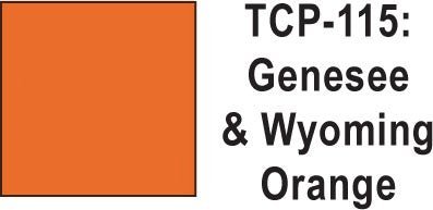 Tru Color TCP - 115 Genesee and Wyoming Orange Paint 1 ounce - House of Trains