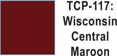 Tru Color TCP - 117 Wisconsin Central Maroon Paint 1 ounce - House of Trains