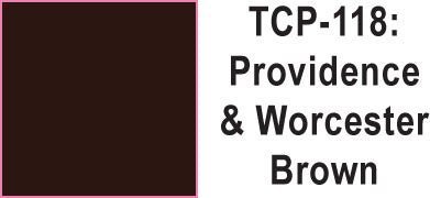Tru Color TCP - 118 Providence and Worcester Brown Paint 1 ounce - House of Trains