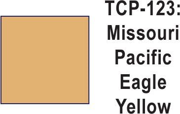 Tru Color TCP - 123 Missouri Pacific Eagle Yellow Paint 1 ounce - House of Trains