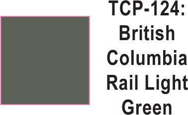 Tru Color TCP - 124 British Columbia Rail Light Green Paint 1 ounce - House of Trains