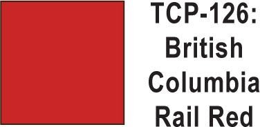 Tru Color TCP - 126 British Columbia Rail Red Paint 1 ounce - House of Trains