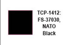 Tru Color TCP - 1412, FS 37030, NATO, Black Paint, 1 Ounce - House of Trains