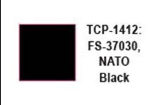 Tru Color TCP - 1412, FS 37030, NATO, Black Paint, 1 Ounce - House of Trains