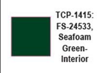 Tru Color TCP - 1415, FS 24533, Seafoam Green Paint, 1 Ounce - House of Trains