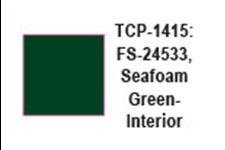 Tru Color TCP - 1415, FS 24533, Seafoam Green Paint, 1 Ounce - House of Trains