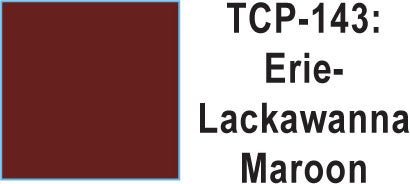 Tru Color TCP - 143 Erie Lackawana Maroon, Paint (1 Ounce) - House of Trains