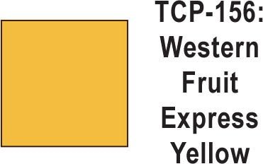 Tru Color TCP - 156 Western Fruit Express Yellow 1 ounce - House of Trains