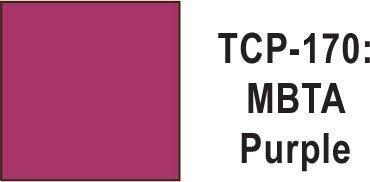 Tru Color TCP - 170 Massachusetts Bay Transportation Authority (MBTA) Purple Paint 1 ounce - House of Trains
