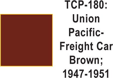 Tru Color TCP - 180 Union Pacific 44 - 60s Freight Car Brown Paint 1 ounce - House of Trains