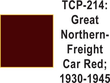 Tru Color TCP - 214 Great Northern 1930 - 45 Freight Car Red - House of Trains