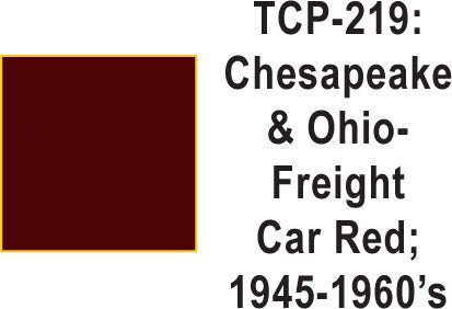 Tru Color TCP - 219 Chesapeake and Ohio Freight Car Red 1 Fluid Ounce - House of Trains