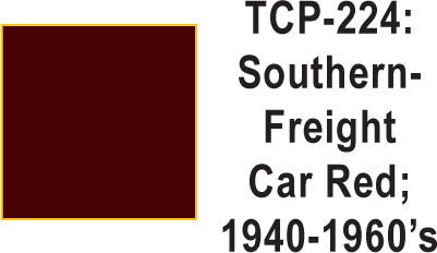 Tru Color TCP - 224 Southern 1940 - 50's Freight Car Red 1 Fluid Ounce - House of Trains