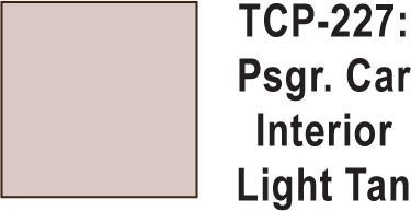 Tru Color TCP - 227 Passenger Car Interior Light Tan Paint 1 ounce - House of Trains