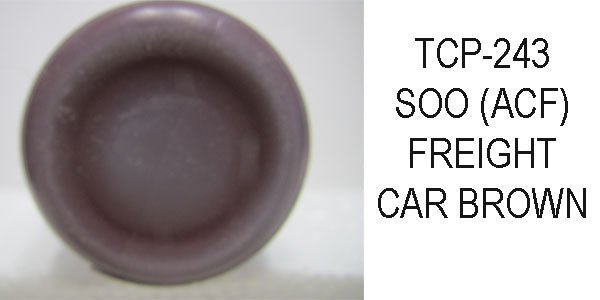 Tru Color TCP - 243 SOO, ACF, Freight Car Brown 1 ounce - House of Trains
