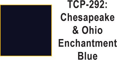 Tru Color TCP - 292 Chesapeake and Ohio Enchantment Blue 1 ounce - House of Trains
