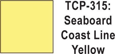 Tru Color TCP - 315 Seaboard Coast Line Yellow Paint 1 ounce - House of Trains