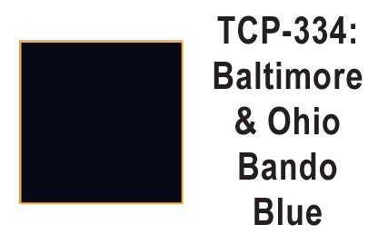 Tru Color TCP - 334 Baltimore and Ohio, Bando Blue, Paint 1 ounce - House of Trains