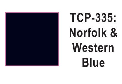 Tru Color TCP - 335 Norfolk and Western, Blue, Paint 1 ounce - House of Trains