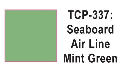 Tru Color TCP - 337 Seaboard Air Lines, Mint Green, Paint 1 ounce - House of Trains
