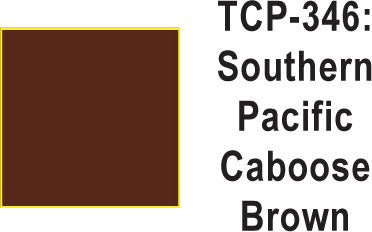 Tru Color TCP - 346 Southern Pacific Caboose Brown, Paint 1 ounce - House of Trains