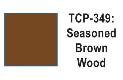 Tru Color TCP - 349 Seasoned Wood, Brown, Paint 1 ounce - House of Trains
