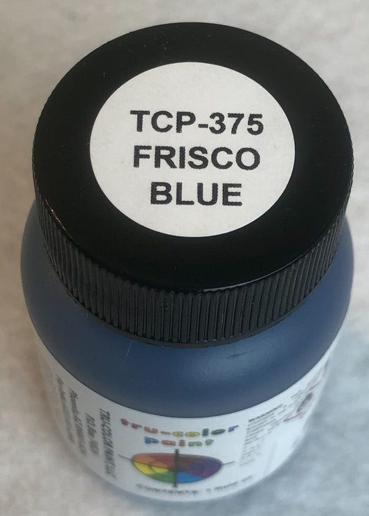 Tru Color TCP - 375 Frisco, Blue, Paint 1 ounce - House of Trains