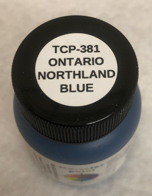 Tru Color TCP - 381 Ontario Northland, Blue, Paint 1 ounce - House of Trains