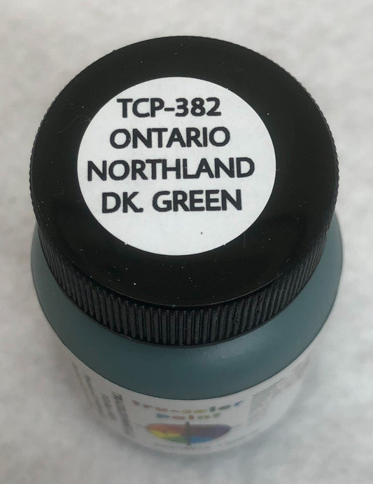 Tru Color TCP - 382 Ontario Northland, Dark Green, Paint 1 ounce - House of Trains