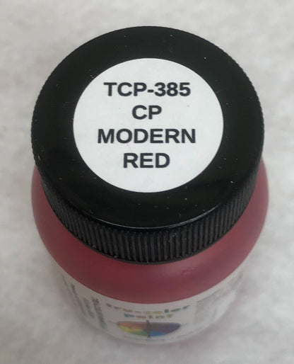 Tru Color TCP - 385 Canadian Pacific Rail, Modern Red, Paint 1 ounce - House of Trains