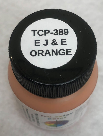 Tru Color TCP - 389 Elgin Joliett and Eastern, Orange, Paint 1 ounce - House of Trains