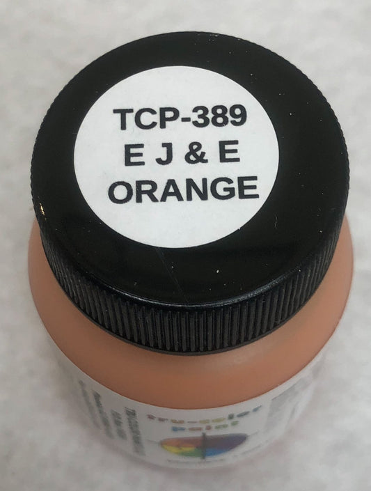 Tru Color TCP - 389 Elgin Joliett and Eastern, Orange, Paint 1 ounce - House of Trains