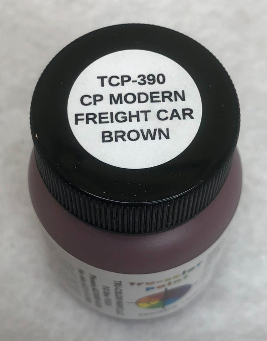 Tru Color TCP - 390 Canadian Pacific, Modern Freight Car Brown, Paint 1 ounce - House of Trains