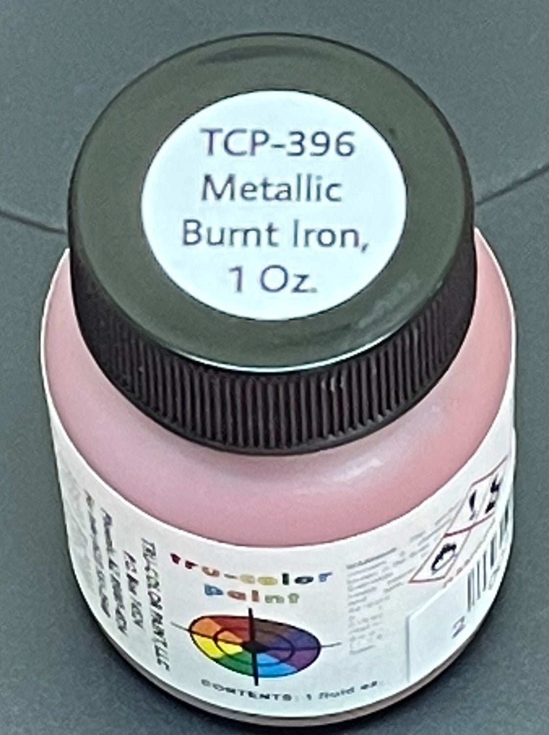 Tru Color TCP - 396 Metallic, Burnt Iron Paint 1 ounce - House of Trains