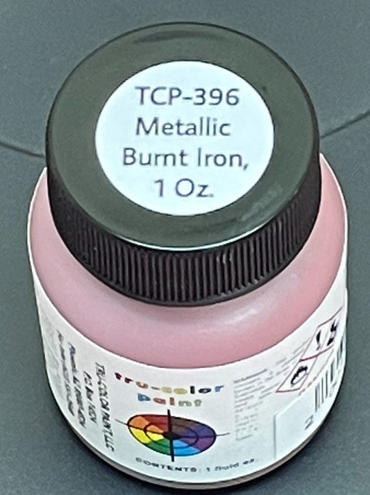 Tru Color TCP - 396 Metallic, Burnt Iron Paint 1 ounce - House of Trains