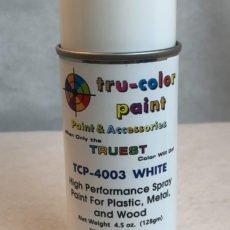 Tru Color TCP - 4003 Gloss White, Spray Can, 4.5 ounce, Plastic, Metal and Wood - House of Trains