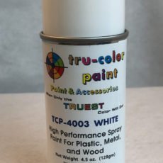 Tru Color TCP-4003 Gloss White, Spray Can, 4.5 ounce, Plastic, Metal and Wood - House of Trains
