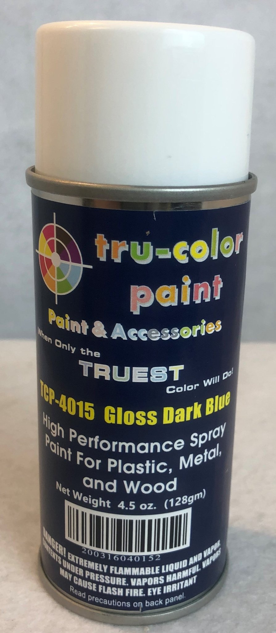 Tru Color TCP - 4015 Gloss Dark Blue, Spray Can, 4.5 ounce, Plastic, Metal and Wood - House of Trains