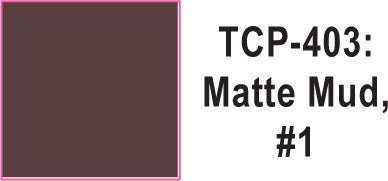 Tru Color TCP - 403 Matte Mud 1, Paint 1 ounce - House of Trains