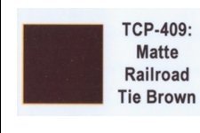 Tru Color TCP - 409 Matte Railroad Tie Brown, Paint 1 ounce - House of Trains