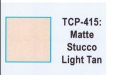 Tru Color TCP - 415 Matte Light Tan Stucco, Paint 1 ounce - House of Trains