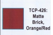 Tru Color TCP - 426 Matte Orange - Red Brick, Paint 1 ounce - House of Trains
