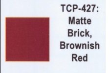 Tru Color TCP - 427 Matte Brown - Red Brick, Paint 1 ounce - House of Trains