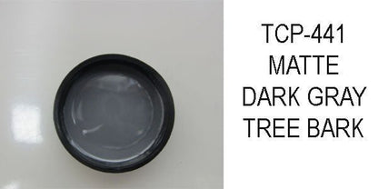 Tru Color TCP - 441 Matte Dark Gray, Tree Bark, Paint 1 ounce - House of Trains
