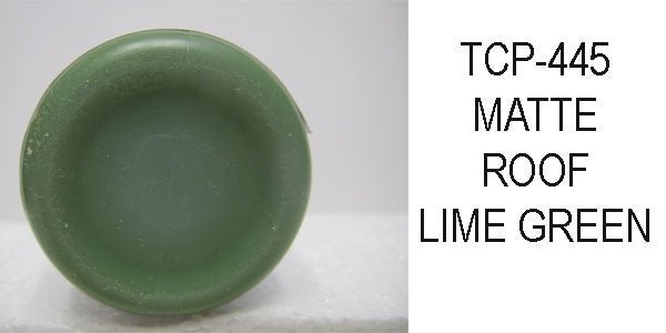 Tru Color TCP - 445 Matte Roof Lime Green, Paint 1 ounce - House of Trains