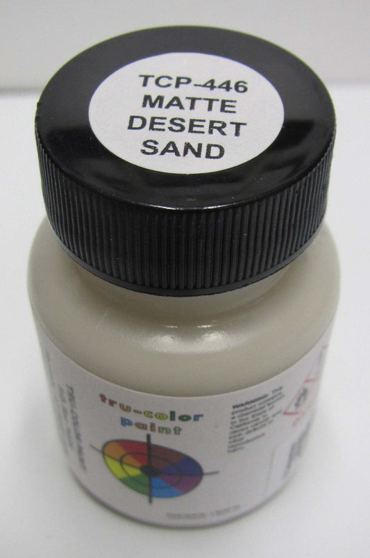 Tru Color TCP - 446 Matte Desert Sand, Paint 1 ounce, - House of Trains