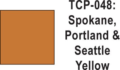 Tru Color TCP - 48 Spokane, Portland and Seattle Yellow Paint 1 ounce - House of Trains