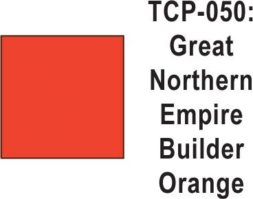 Tru Color TCP - 50 Great Northern Empire Builder Orange 1 ounce - House of Trains