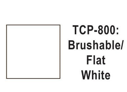 Tru Color TCP - 800 Flat White Paint 1 Fluid Ounce - House of Trains
